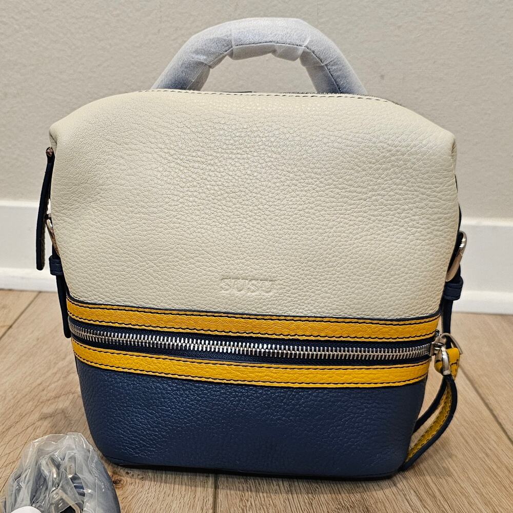 NWT Susu Leather Convertible Backpack/Crossbody Purse